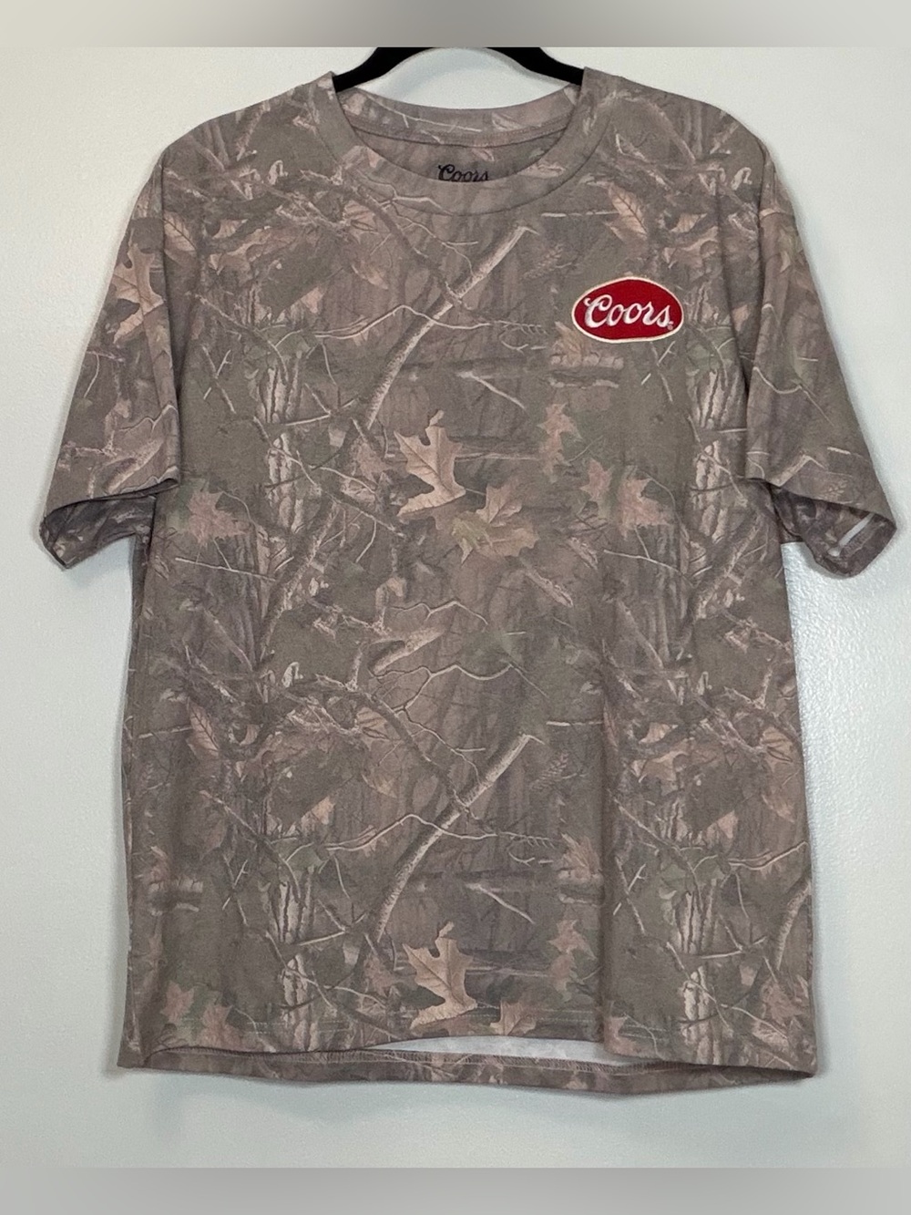 🆕 Coors Men’s Camo Short Sleeve T-Shirt - Taupe/Beige